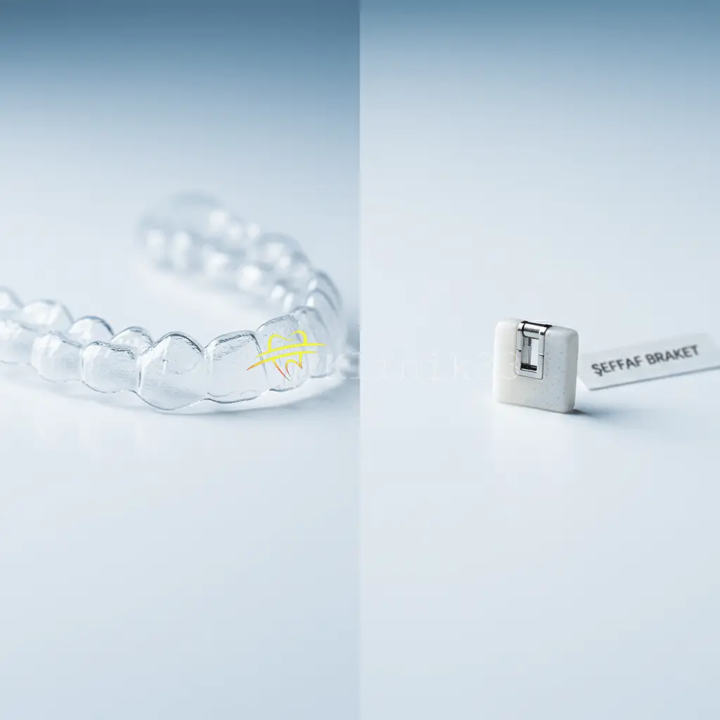 Klinik33'te şeffaf plak ve braket seçeneği değerlendiren hasta